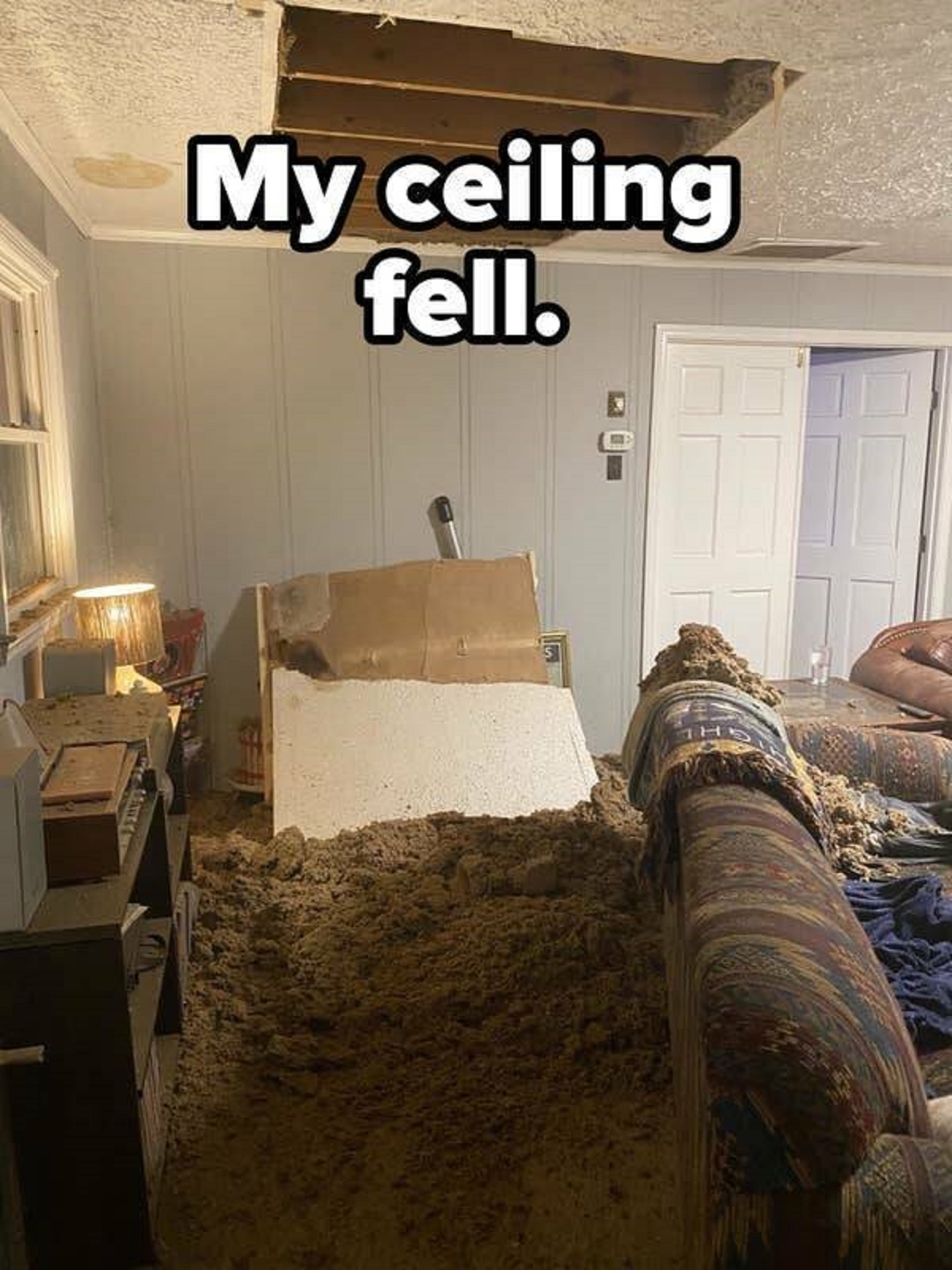 lumber - My ceiling fell.