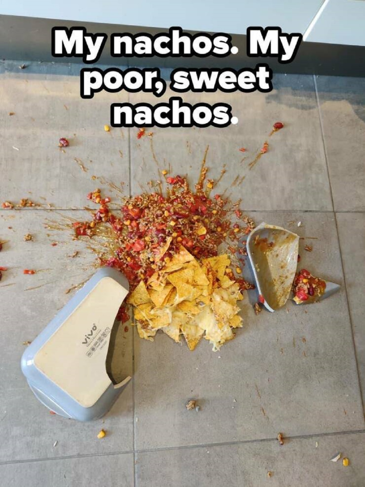 eggnog - My nachos. My poor, sweet nachos.