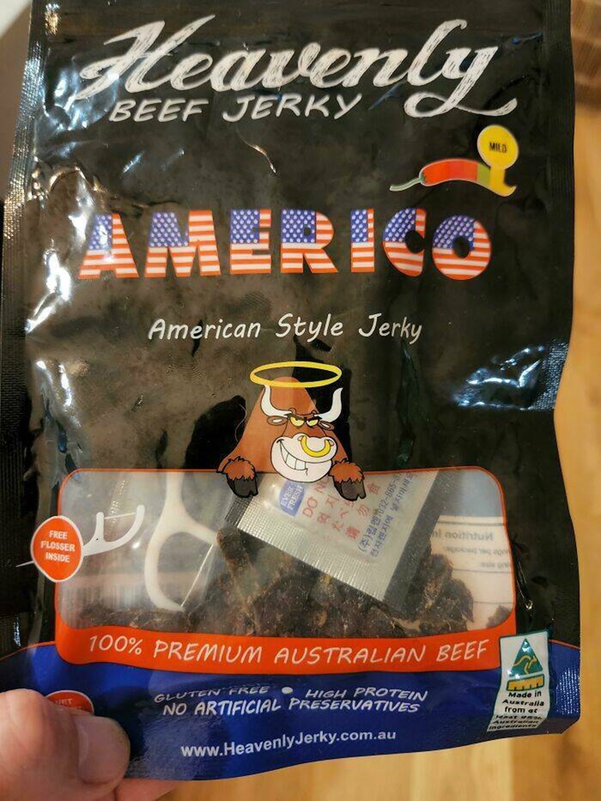 paper - Heavenly Beef Jerky Americo American Style Jerky 100% Premium Australian Beef Gluten Free High Protein No Artificial Preservatives Jerky.com.au