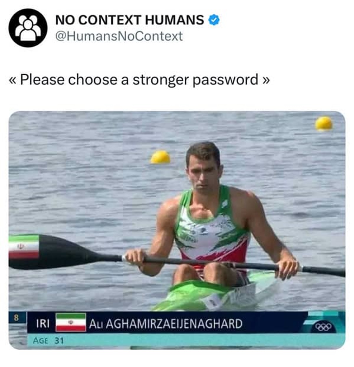 Internet meme - No Context Humans >  8 Iri Age 31 Ali Aghamirzaeijenaghard