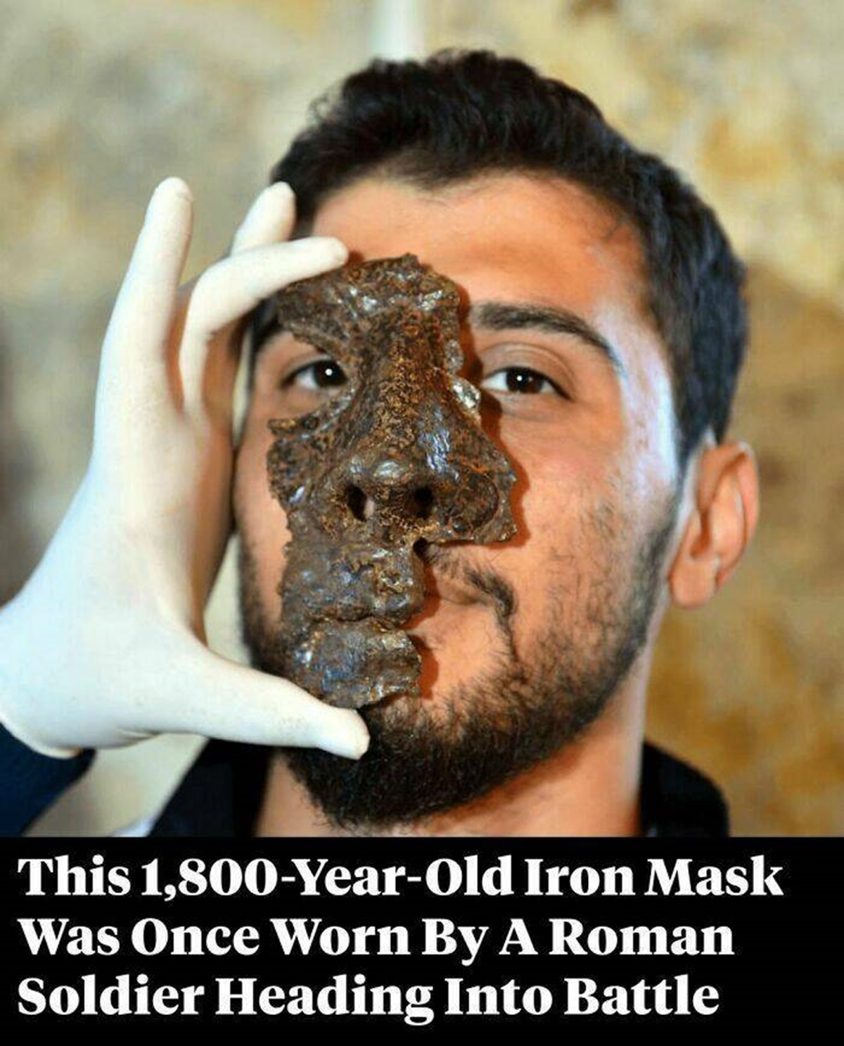 "This 1,800-Year-Old Iron Mask Was Once Worn By A Roman Soldier Heading Into Battle"

"The Roman city of Hadrianapolis, in what's now northern Turkey, was founded in the 1st century B.C. and named after a Roman Emperor. Today, it's known as the home of the "Mona Lisa of Roman Mosaics" and for its stunning ruins, including churches, a theater, and a military garrison. And archaeologists have found a breathtaking part of Hardianapolis's military history, with this fragment of a Roman soldier's iron face mask that dates back 1,800 years"