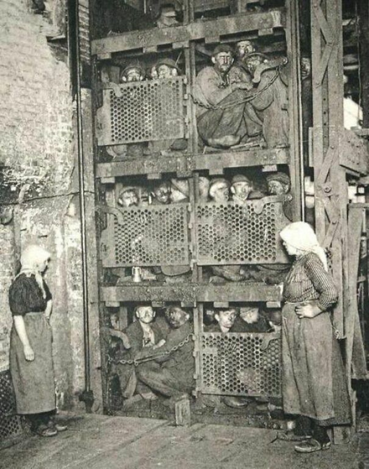 coal miner elevator