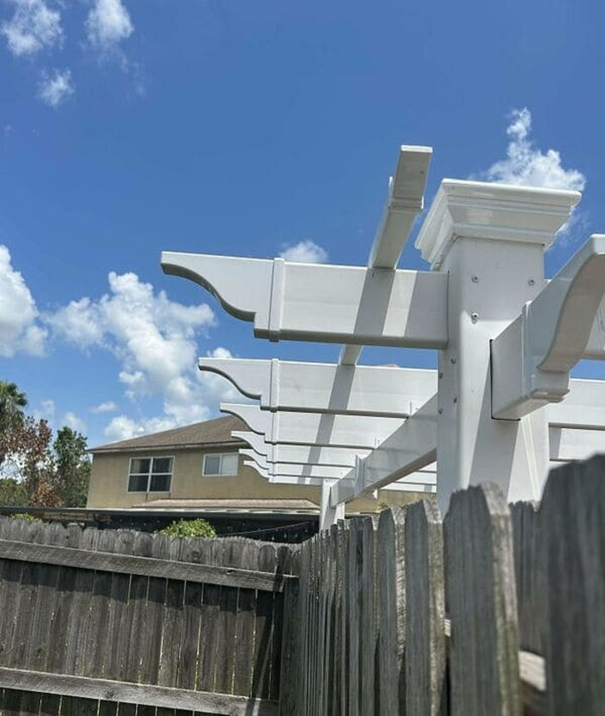 “Neighbor Built A Pergola That Hangs Clear Over Into My Yard Space”