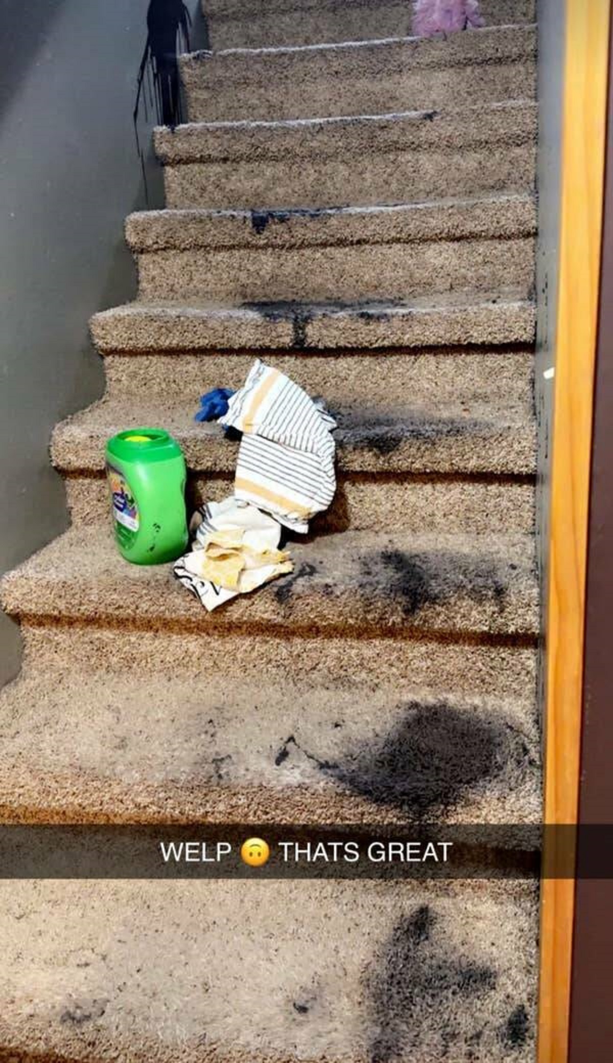 people having a very bad day -  stairs - Welp Thats Great