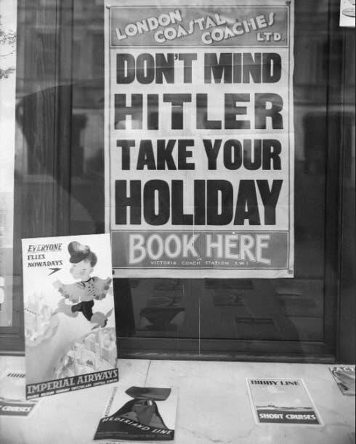 This 1939 vacation ad downplaying Hitler's threat: