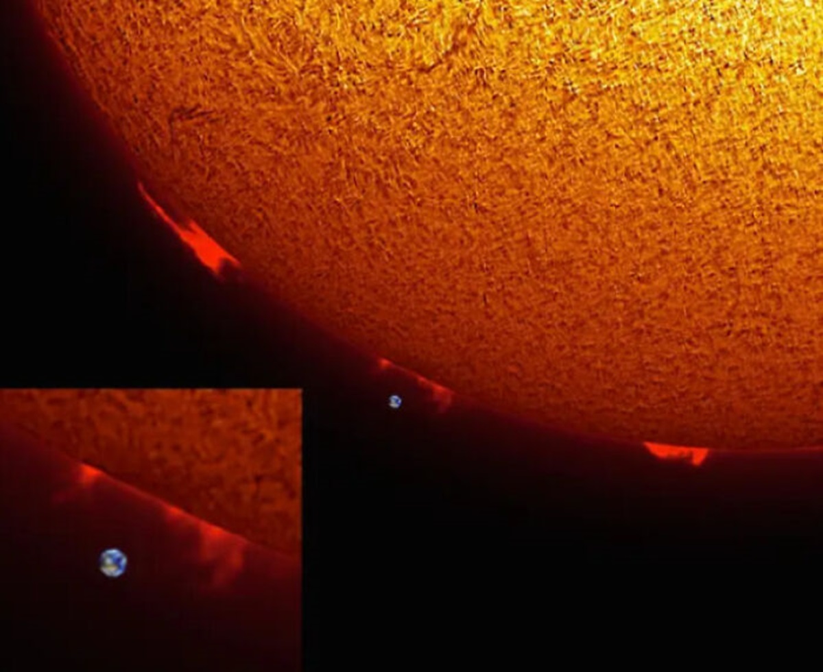 Earth Compared To The Sun