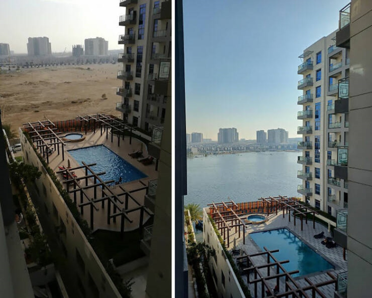 dubai flooding before and after reddit