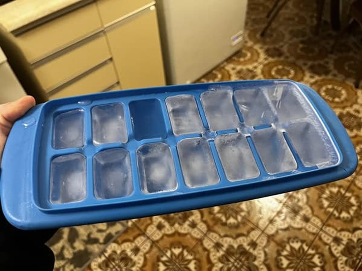 “My ice cube tray had one perfectly clear cube”