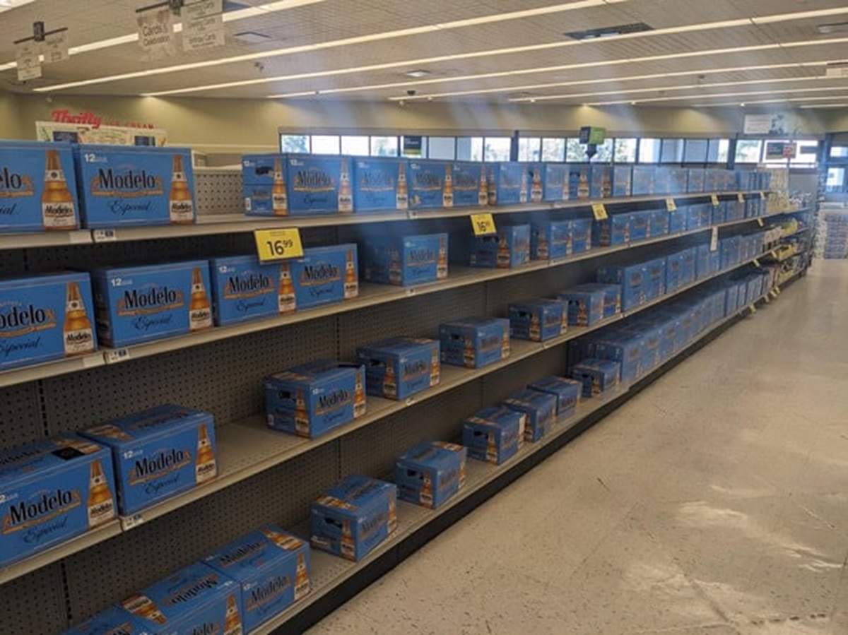 “Aisle at my local Rite Aid is almost entirely Modelo”