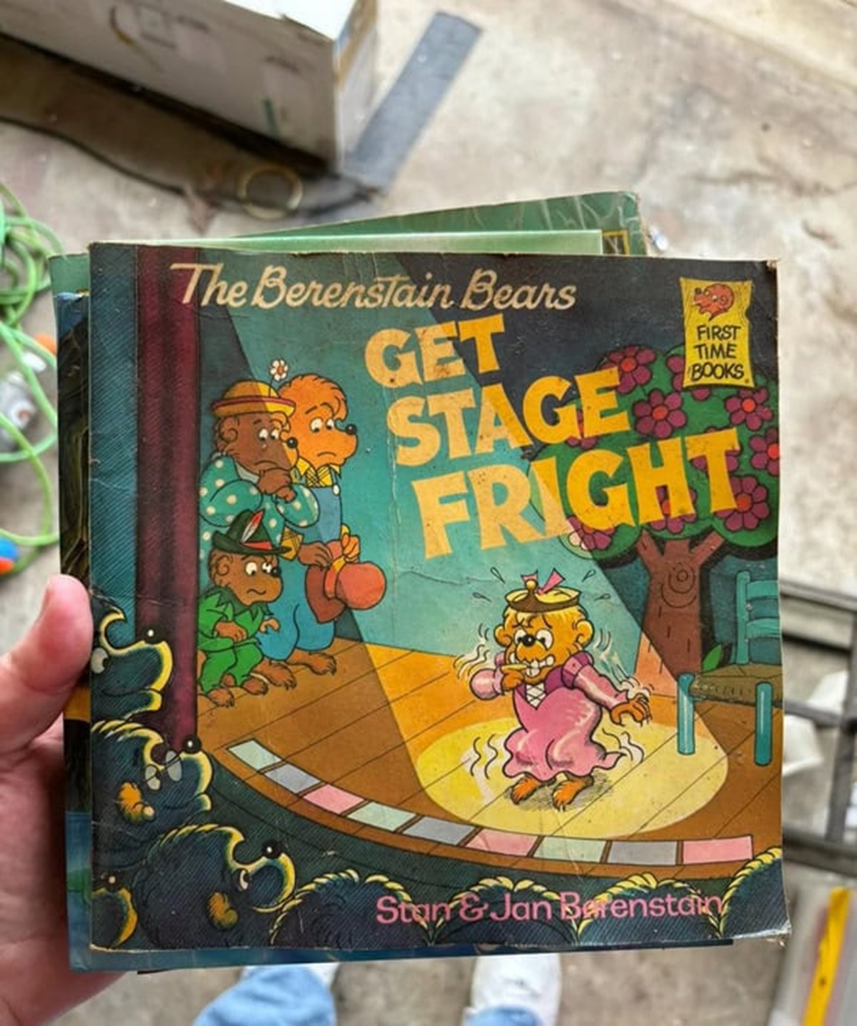 “My mom found an old Berenstain Bears book in our garage.”