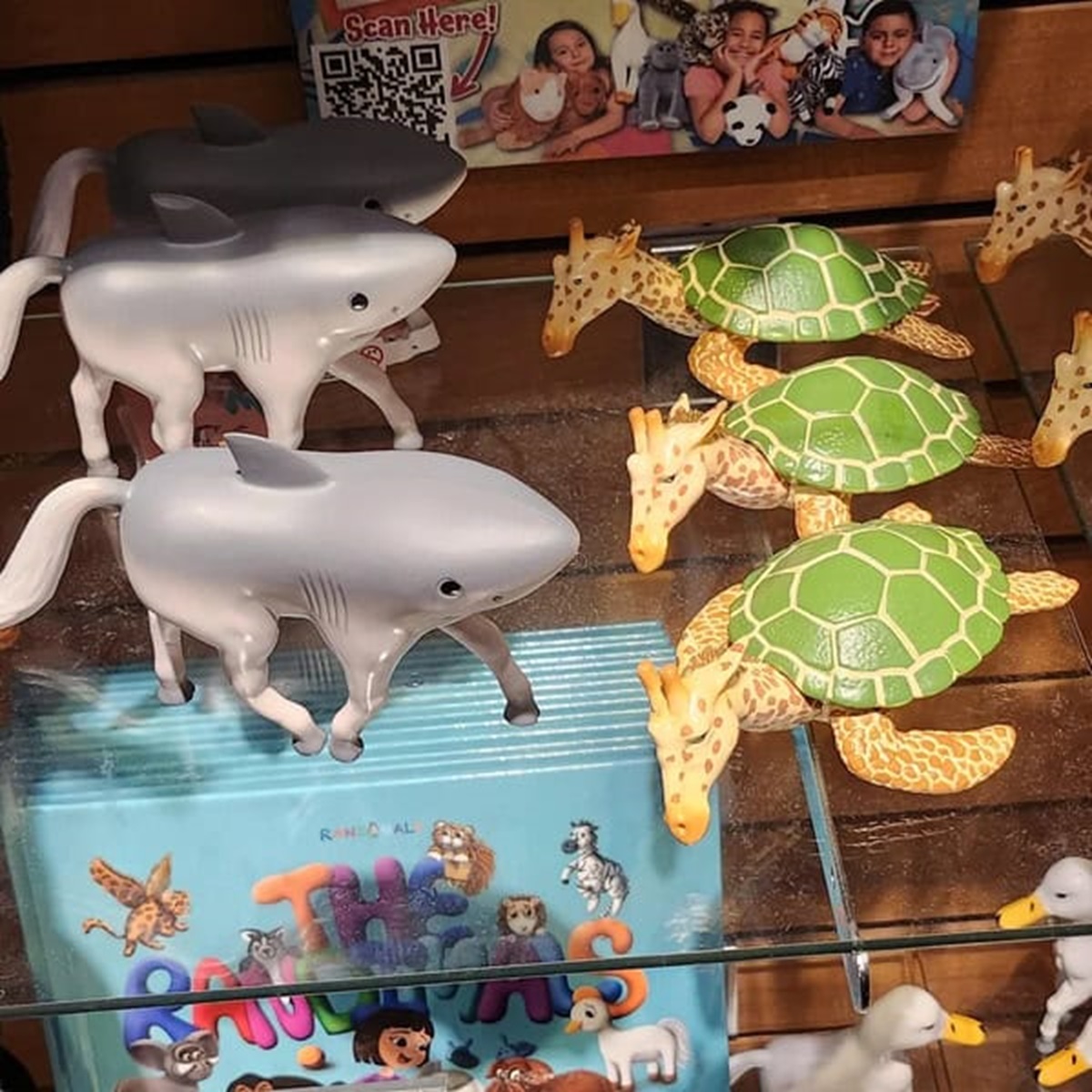 “These animal souvenirs at the aquarium”