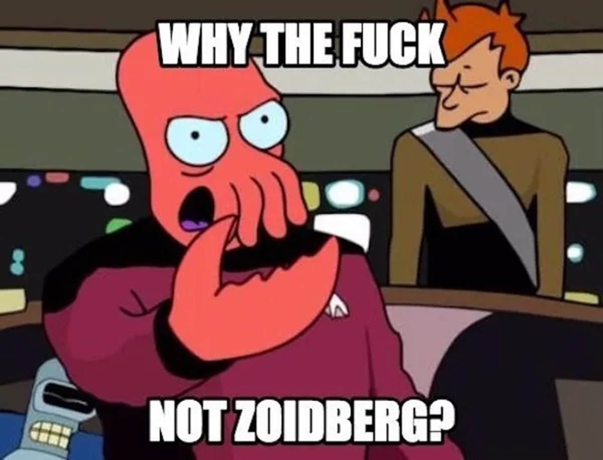 cartoon - Why The Fuck Not Zoidberg?