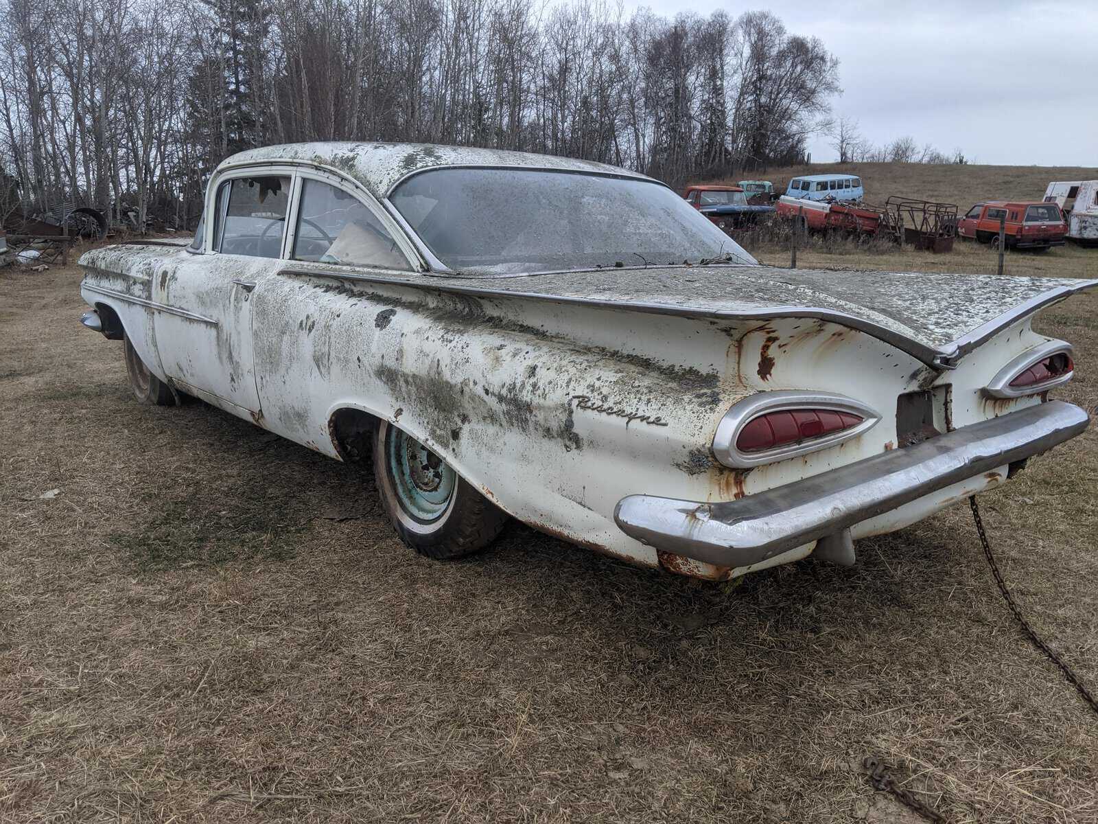 This car I've pulled from the woods to restore. Been parked abandoned for almost 55 years