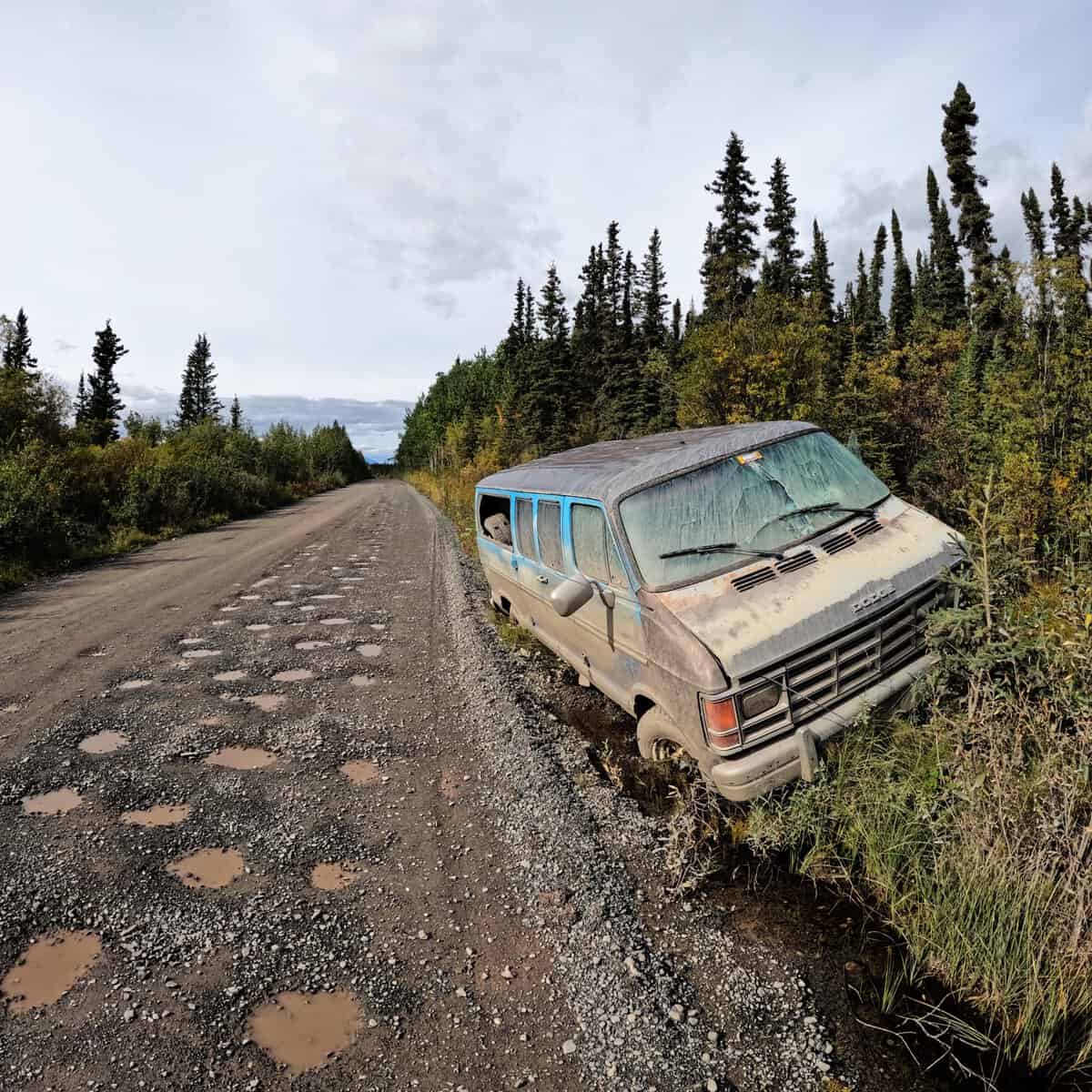 From the Drive to McCarthy Alaska, there were many Van-Life gone wrong examples