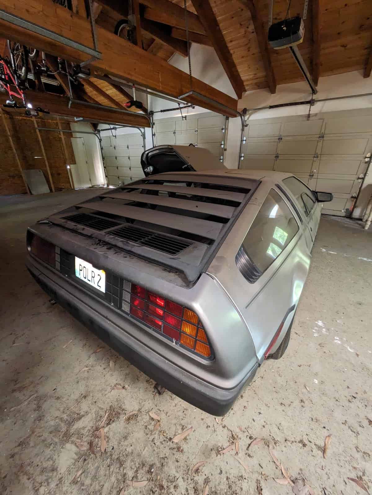 An Abandoned Delorian Last Registered In 2015