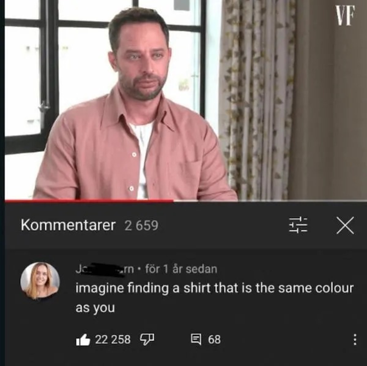 Internet meme - Kommentarer 2 659 Vf Jo rn fr 1 r sedan imagine finding a shirt that is the same colour as you 22 258 E68