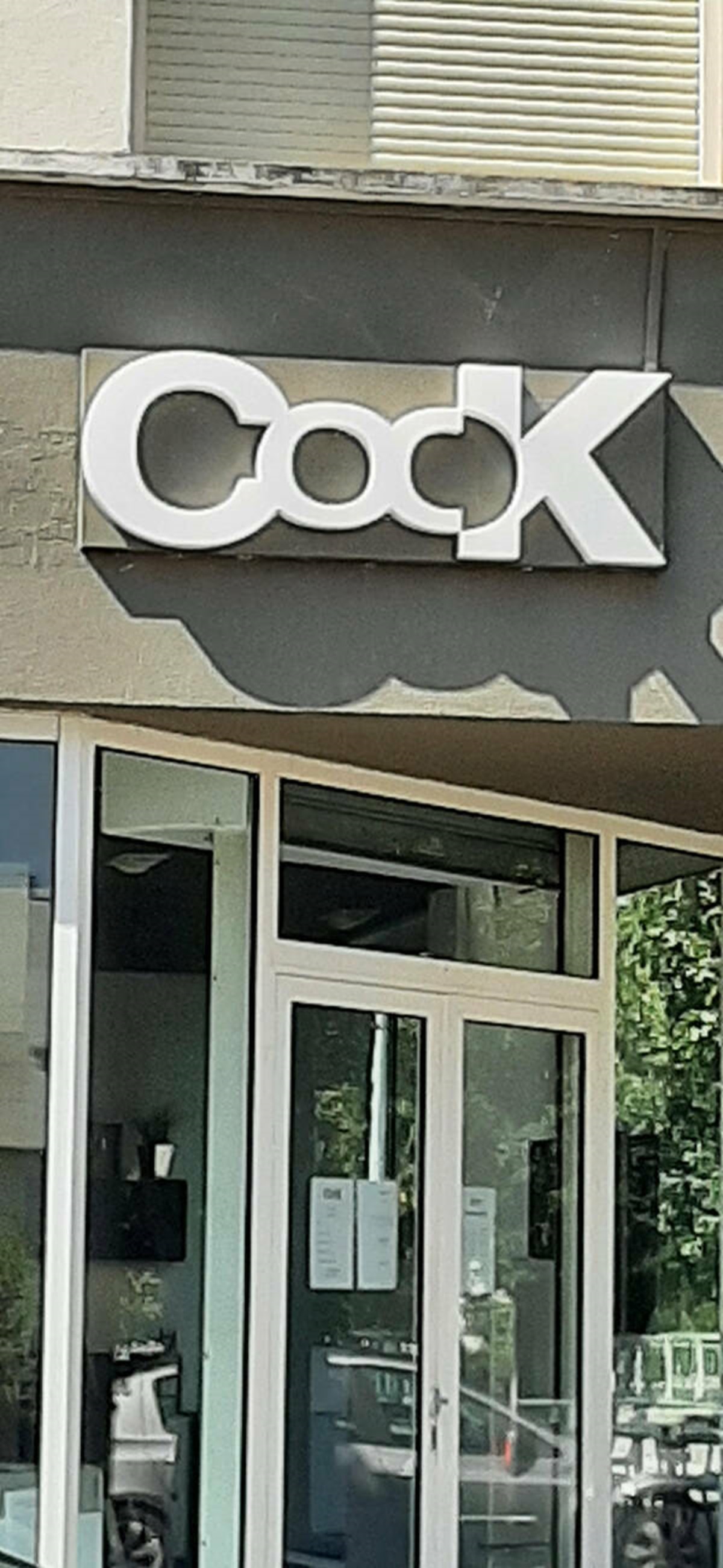 "It’s supposed to say COOK."