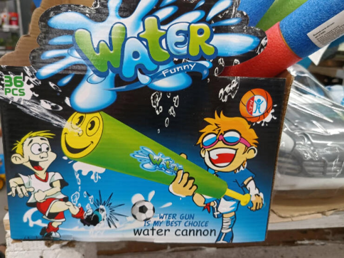 “What exactly does soccer have to do with a water cannon?”