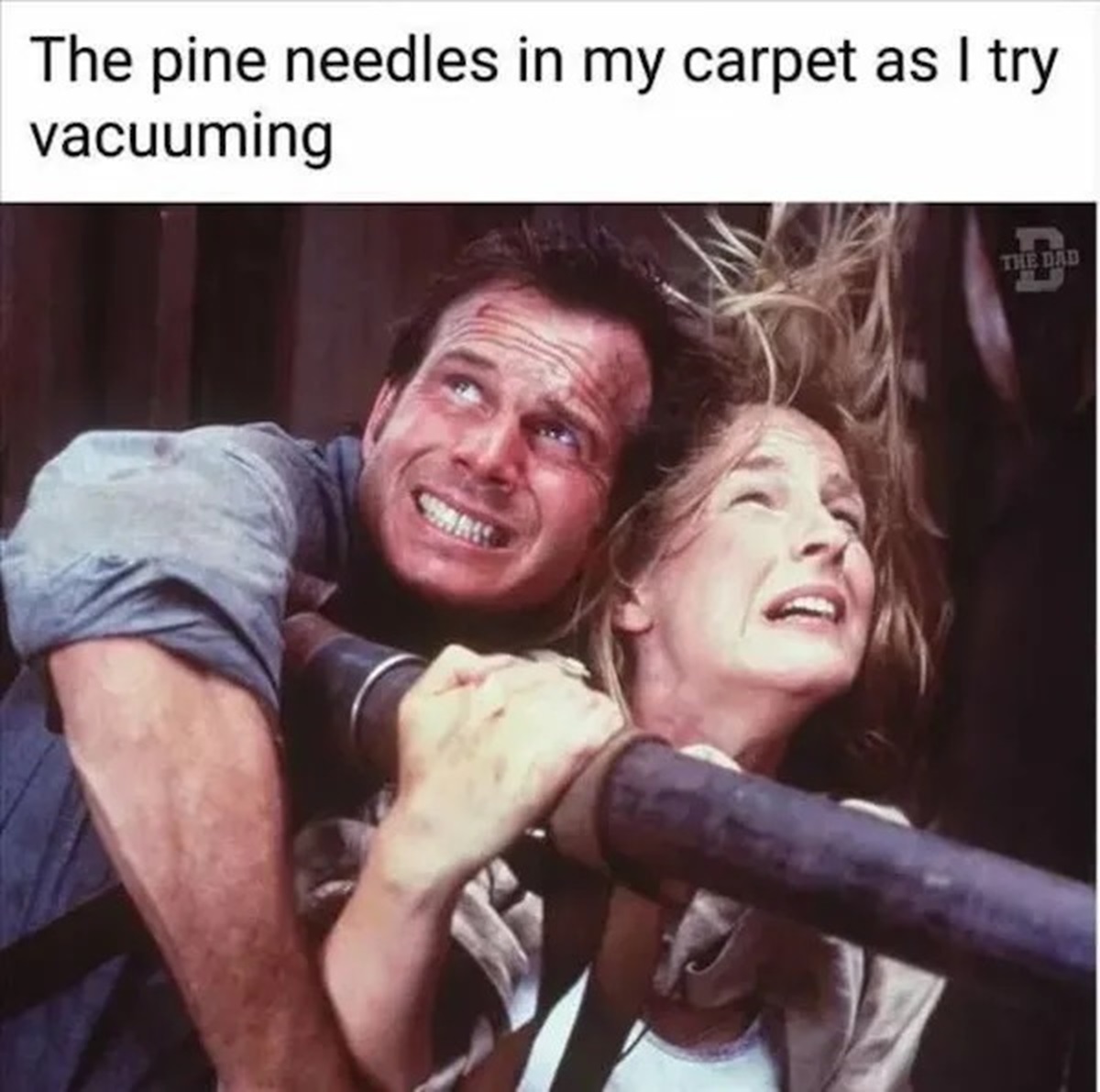 bill paxton twisters - The pine needles in my carpet as I try vacuuming The Dad