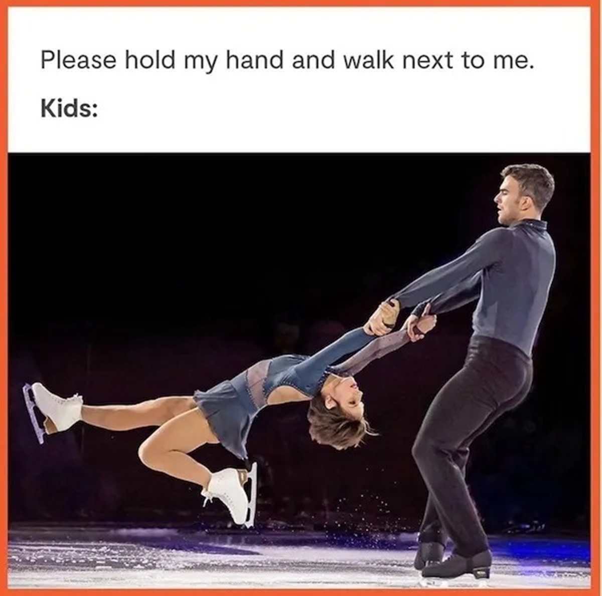 ice skate stars - Please hold my hand and walk next to me. Kids