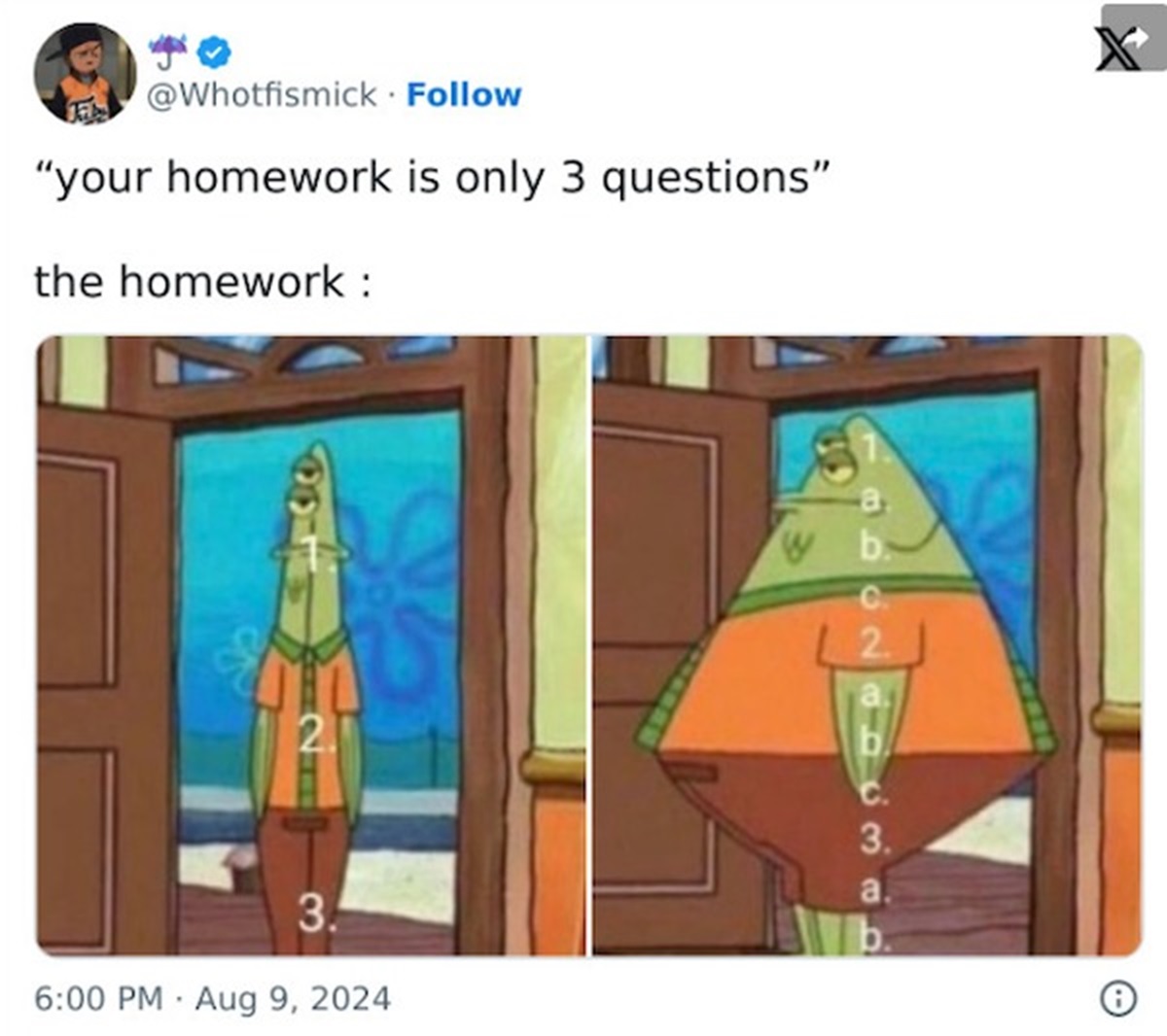 calculus class memes - 40 . "your homework is only 3 questions" the homework 2. a. 2. 3. 3. a.