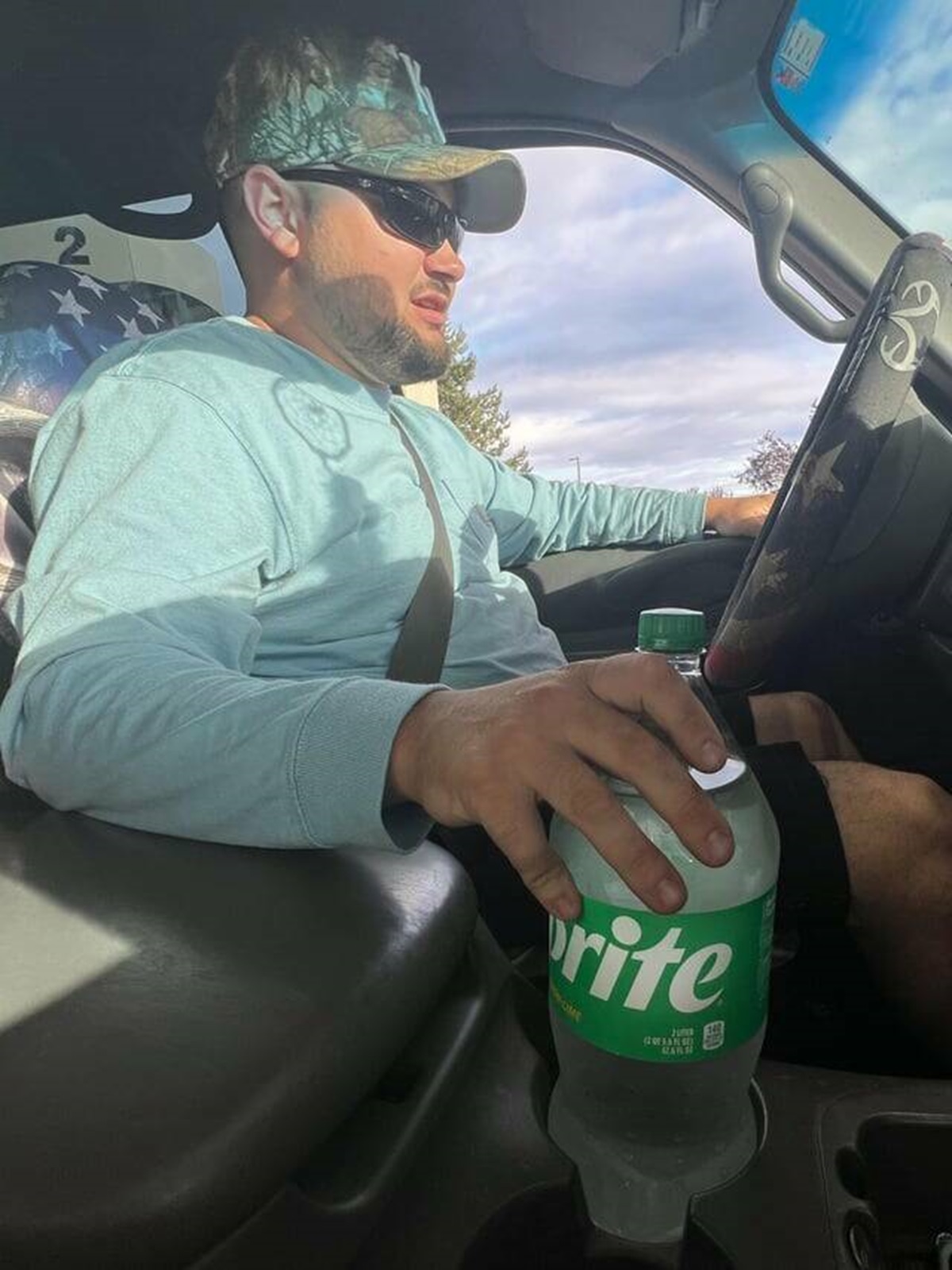 "My buddy’s cupholder can fit an entire 2 liter bottle"