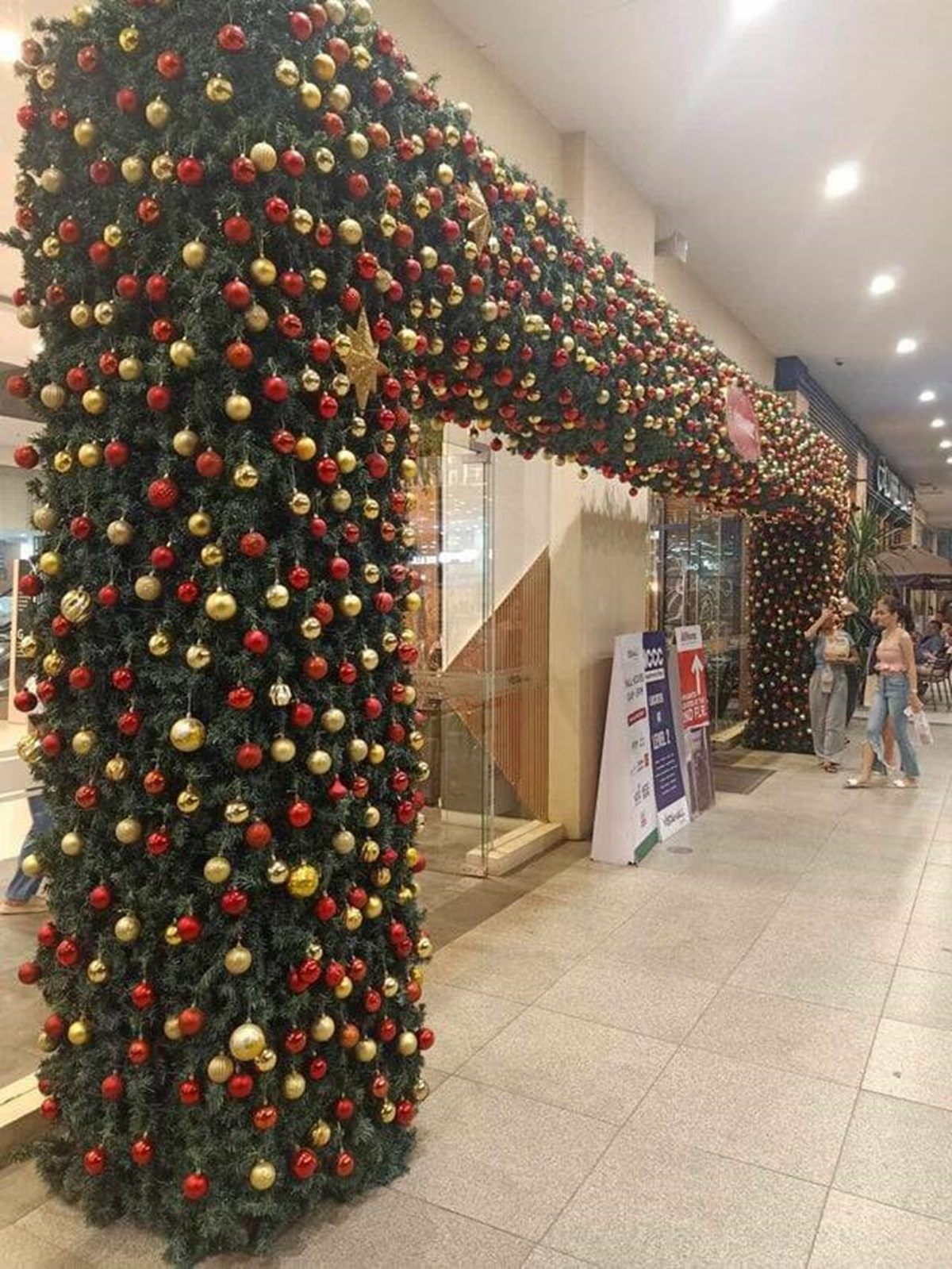 "One of the local malls has already started Christmas decorating (it’s still august)"