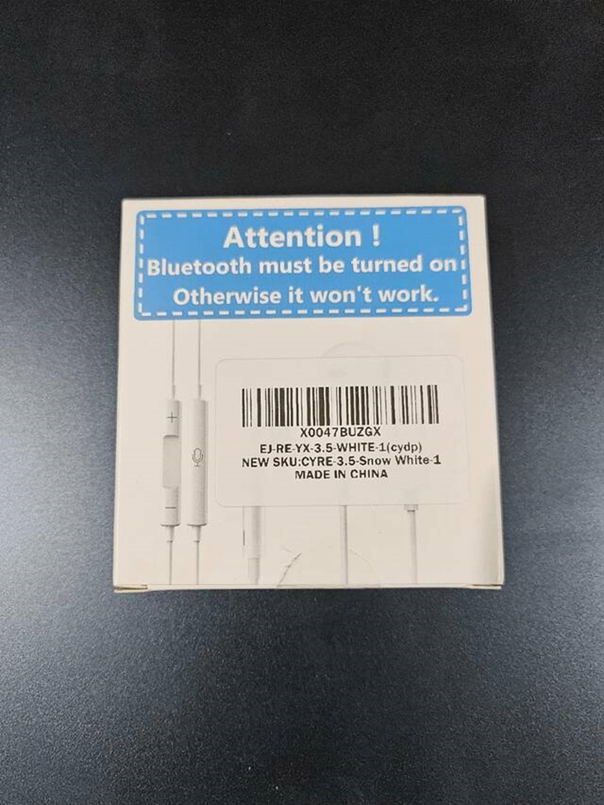 "The WIRED earbuds I bought say they can't be used without a bluetooth connection"