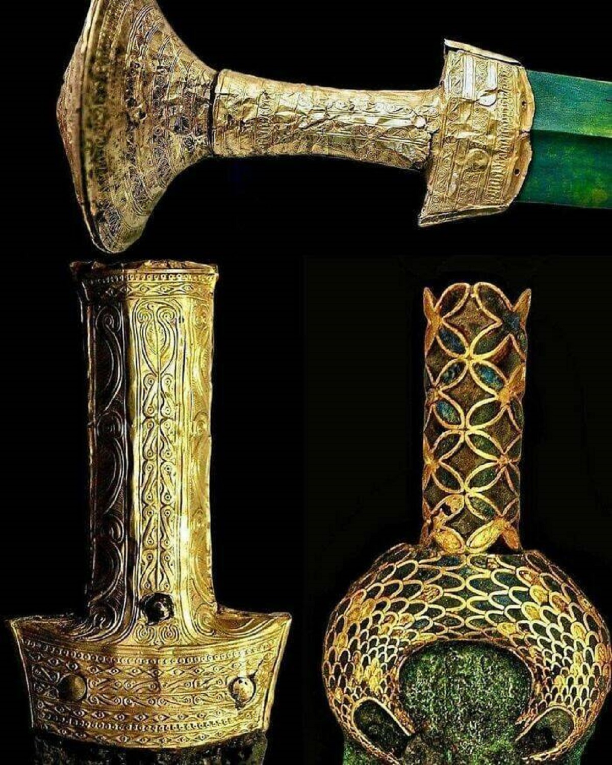 "Collection Of Mycenaean Weaponry. Swords, 16th - 12th C. Bce"