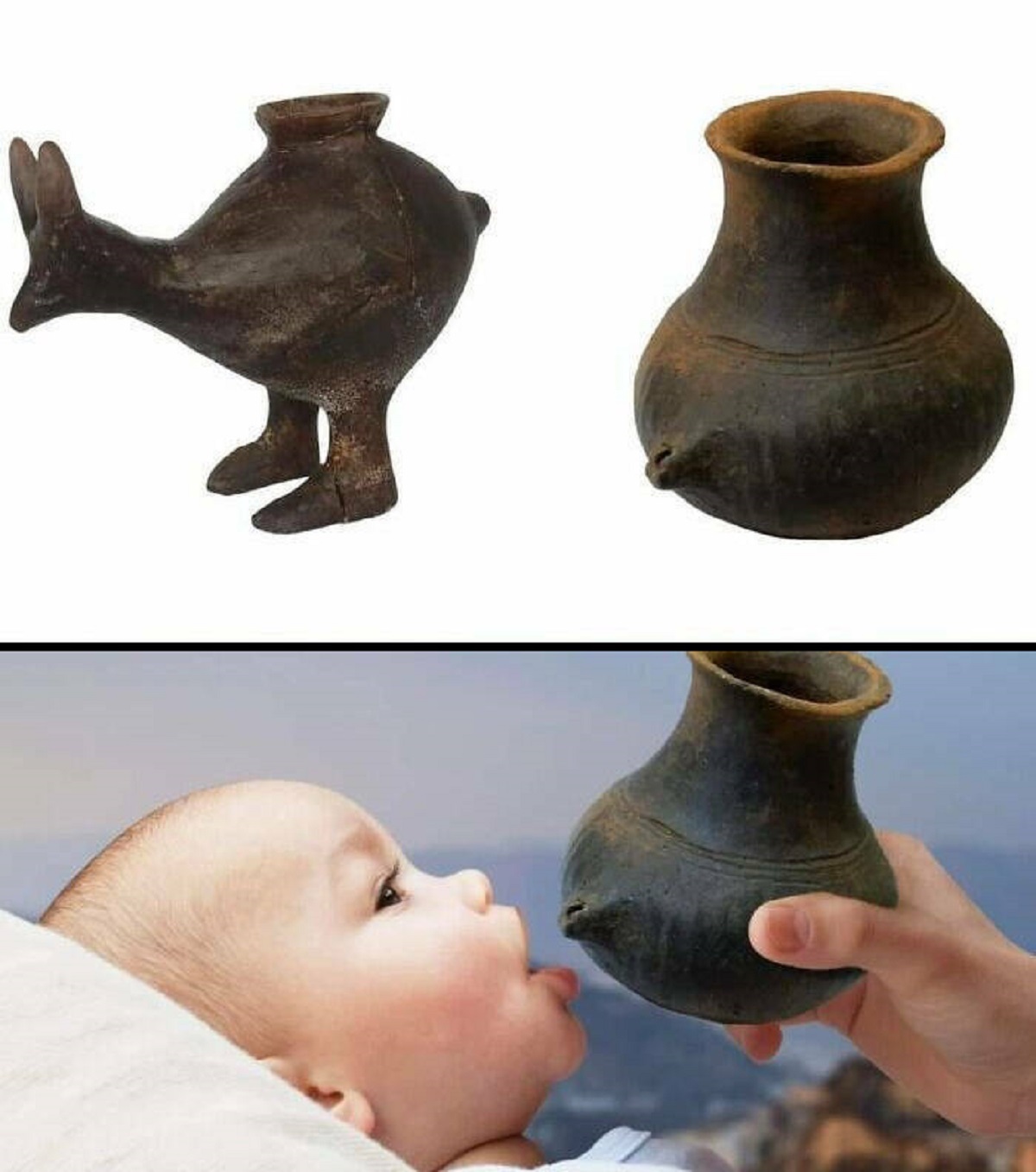 "Late Bronze Age Baby Bottles From Austria, Dated To Around 1200-800 Bc"