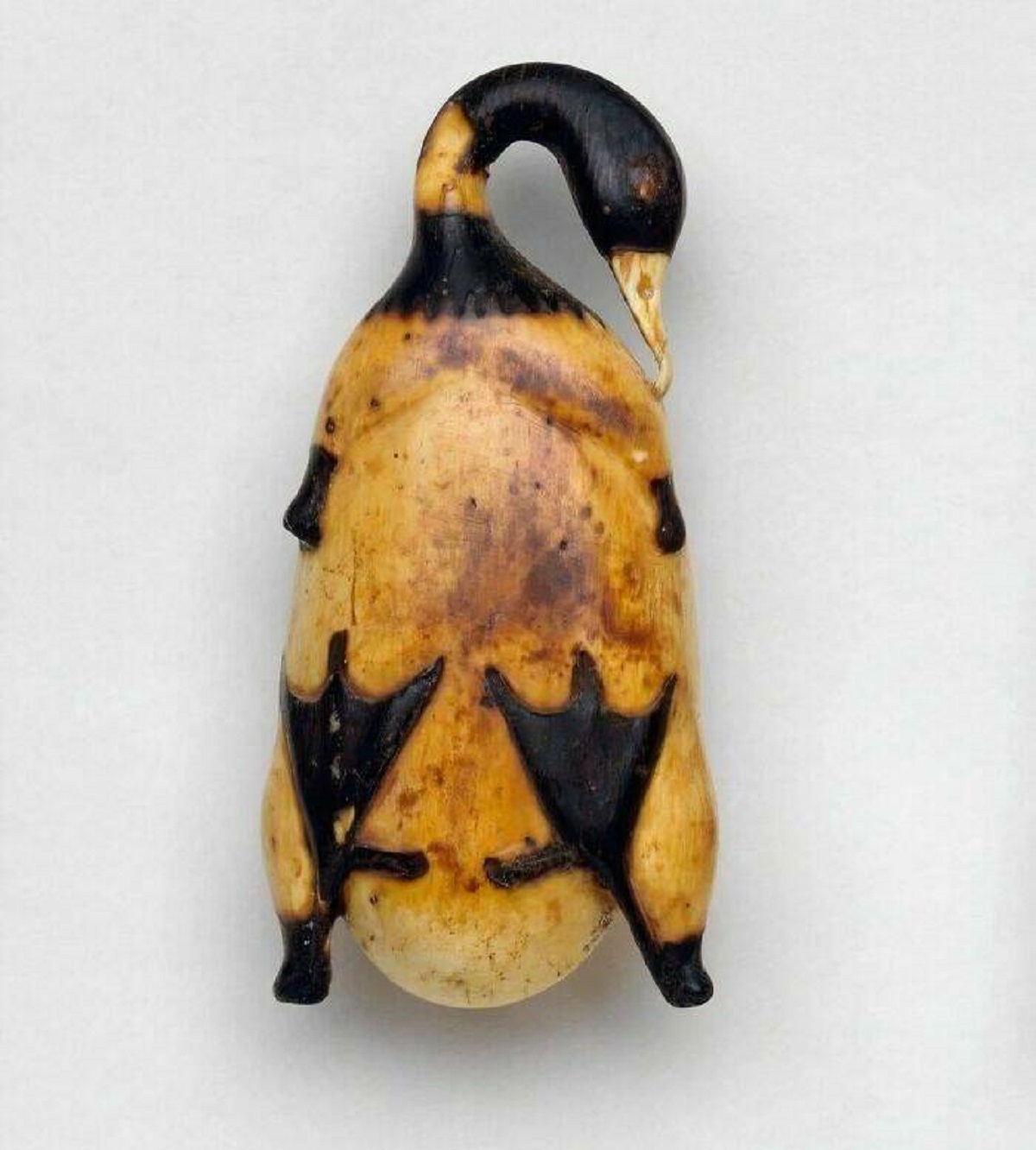 "Miniature Ancient Egyptian Duck Cosmetic Vessel. New Kingdom, 18th Dynasty, Amarna Period, 1353-1327 Bc"