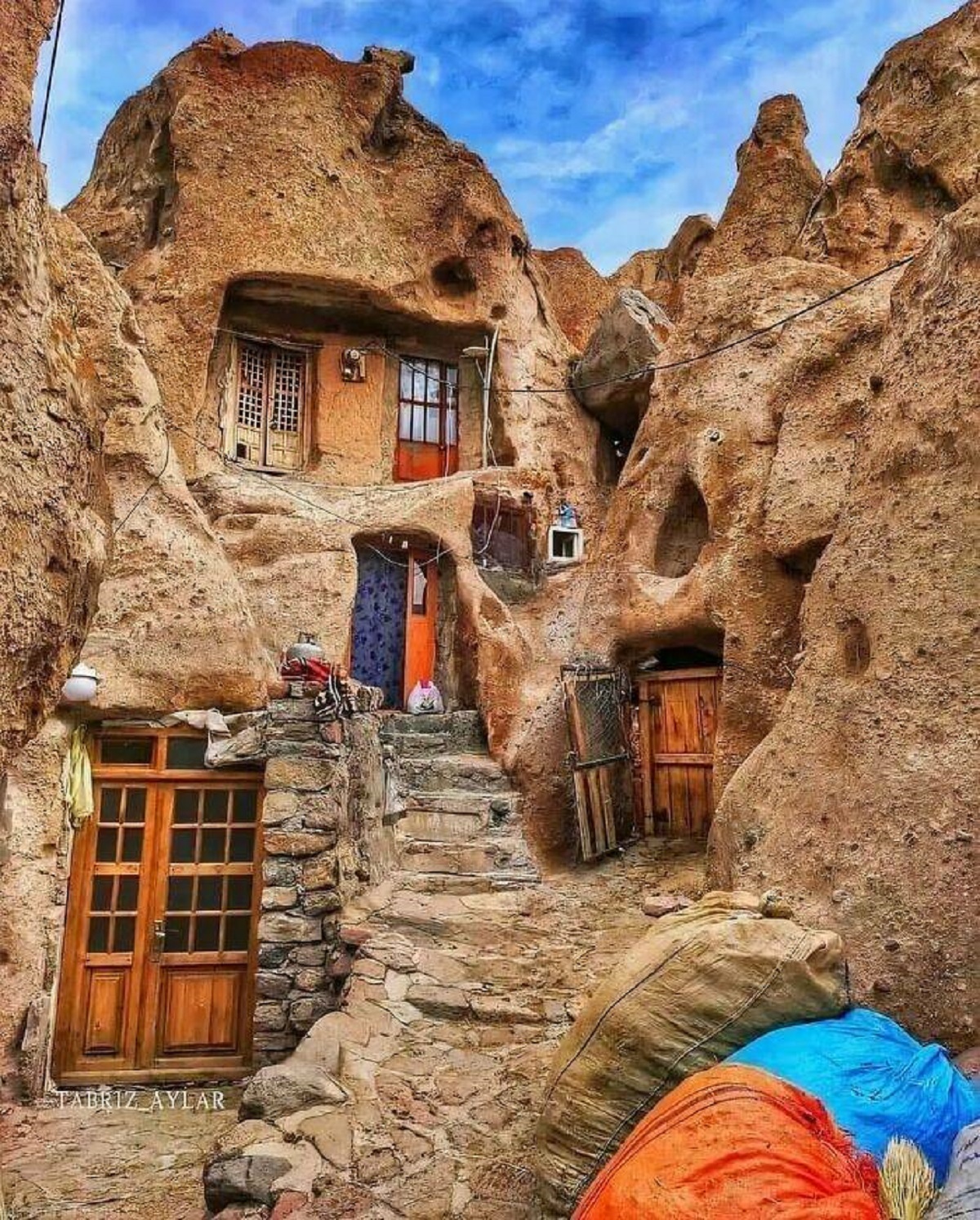 "The Village Of Kandovan, An Ancient Troglodyte Site Occupied For At Least 700 Years"