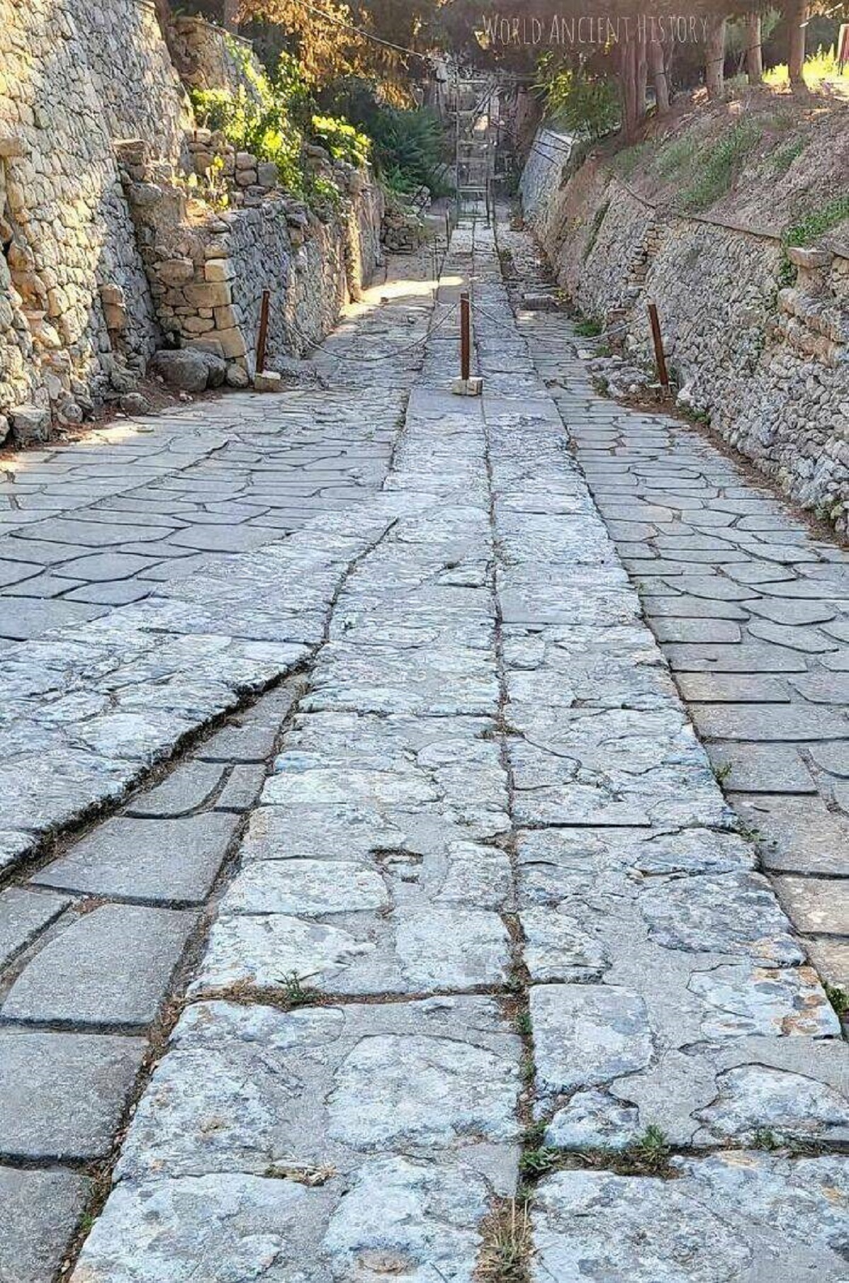 "More Than 3500 Year Old Minoan Road, The Oldest Road In Europe"