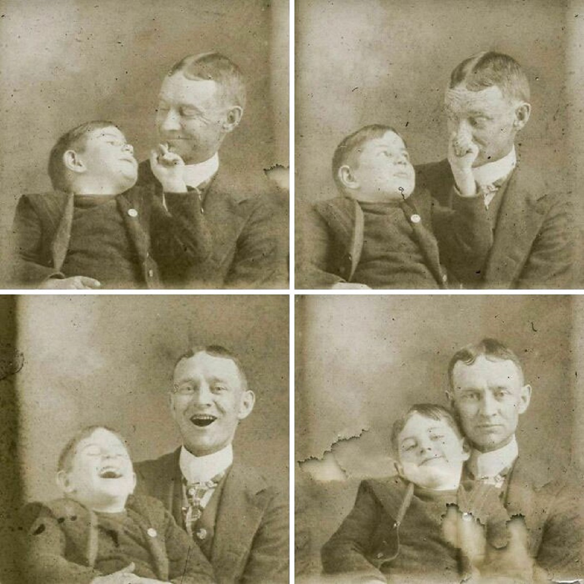 victorian father and son