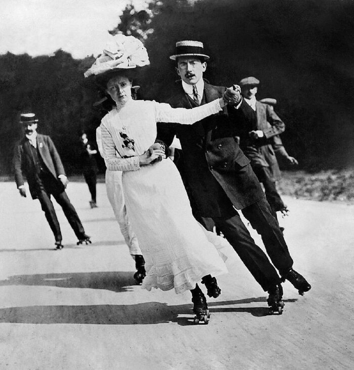 roller skating 1800s