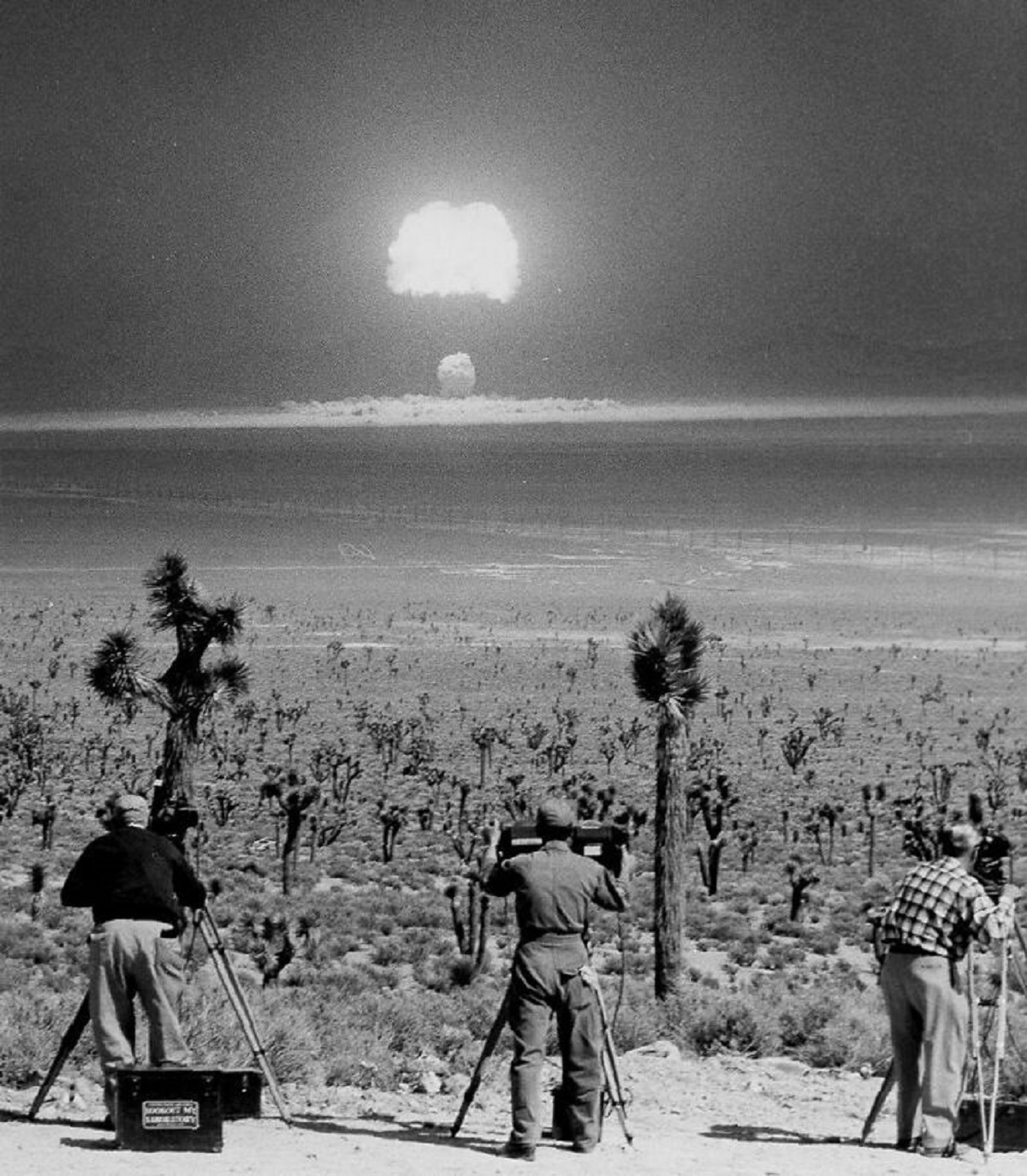 atomic bomb testing in nevada