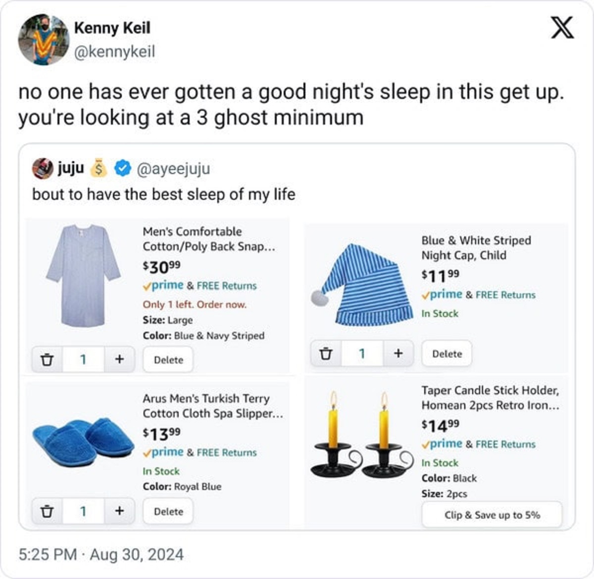 i m about to have the best sleep - Kenny Keil X no one has ever gotten a good night's sleep in this get up. you're looking at a 3 ghost minimum juju bout to have the best sleep of my life Men's Comfortable CottonPoly Back Snap... $3099 prime & Free Return