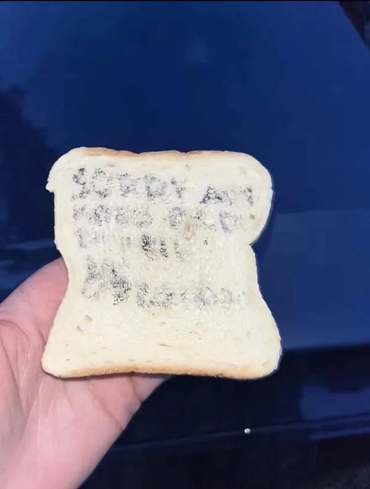 “The person that hit my car used a sandwich as a note.”