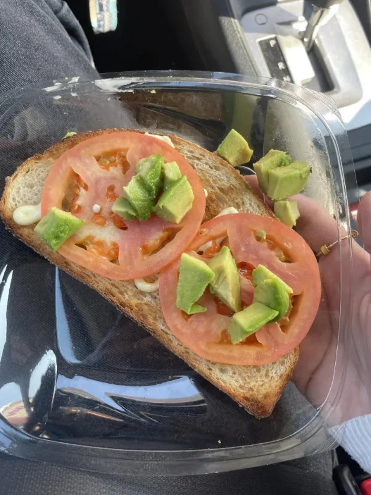 “Ordered the garden avocado toast from Panera, and got this…”