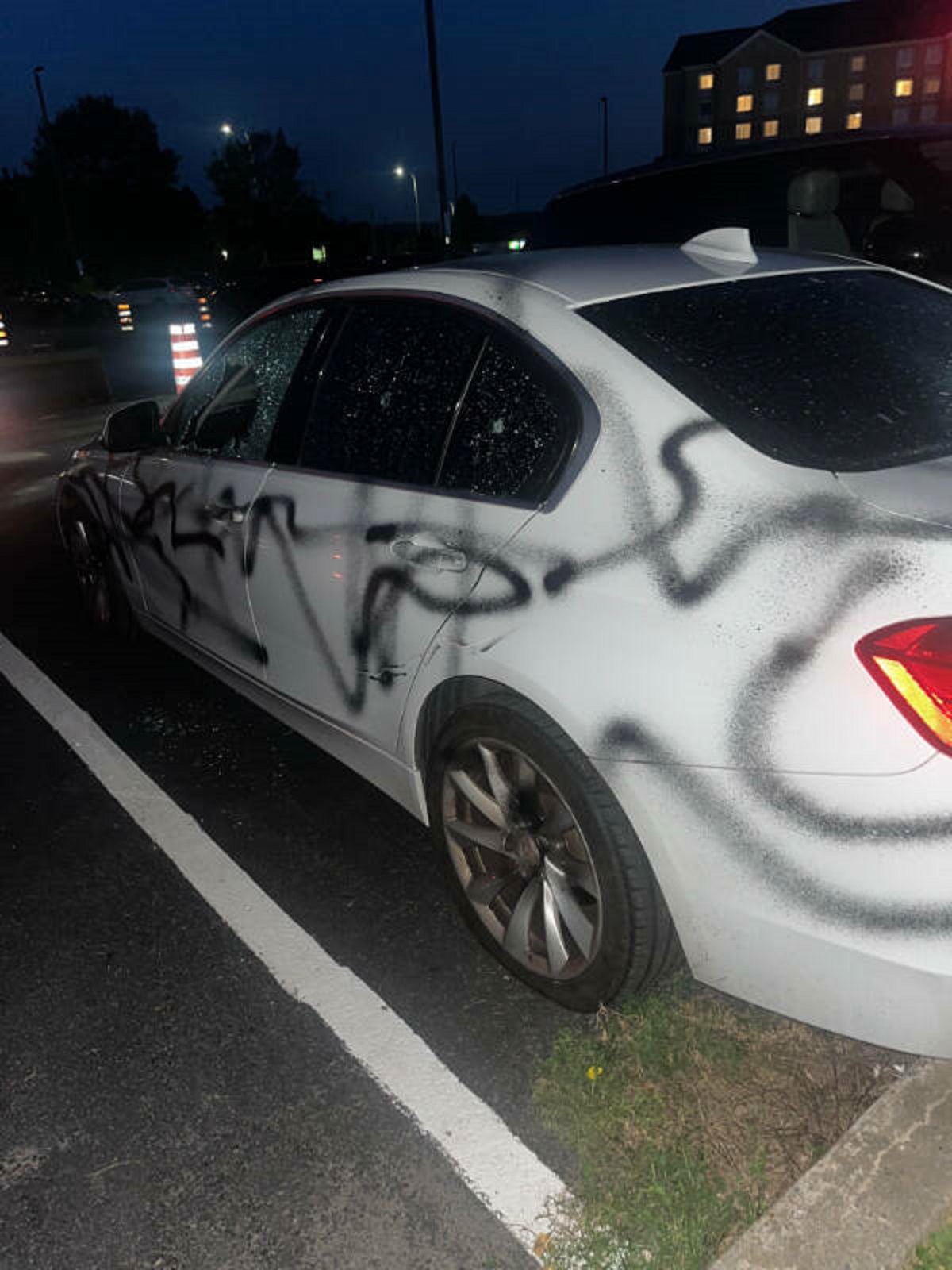 “Girlfriends car was vandalized.”