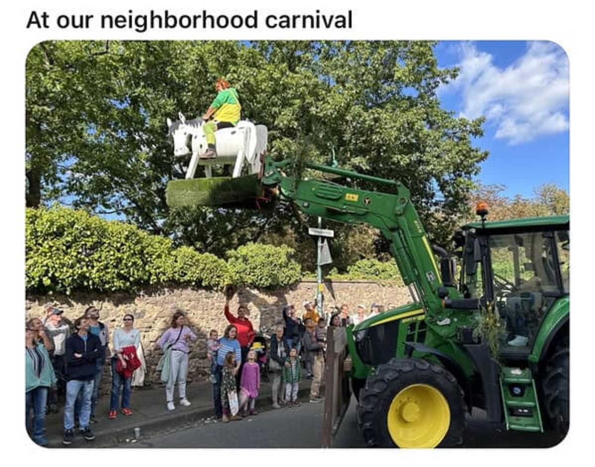 bulldozer - At our neighborhood carnival