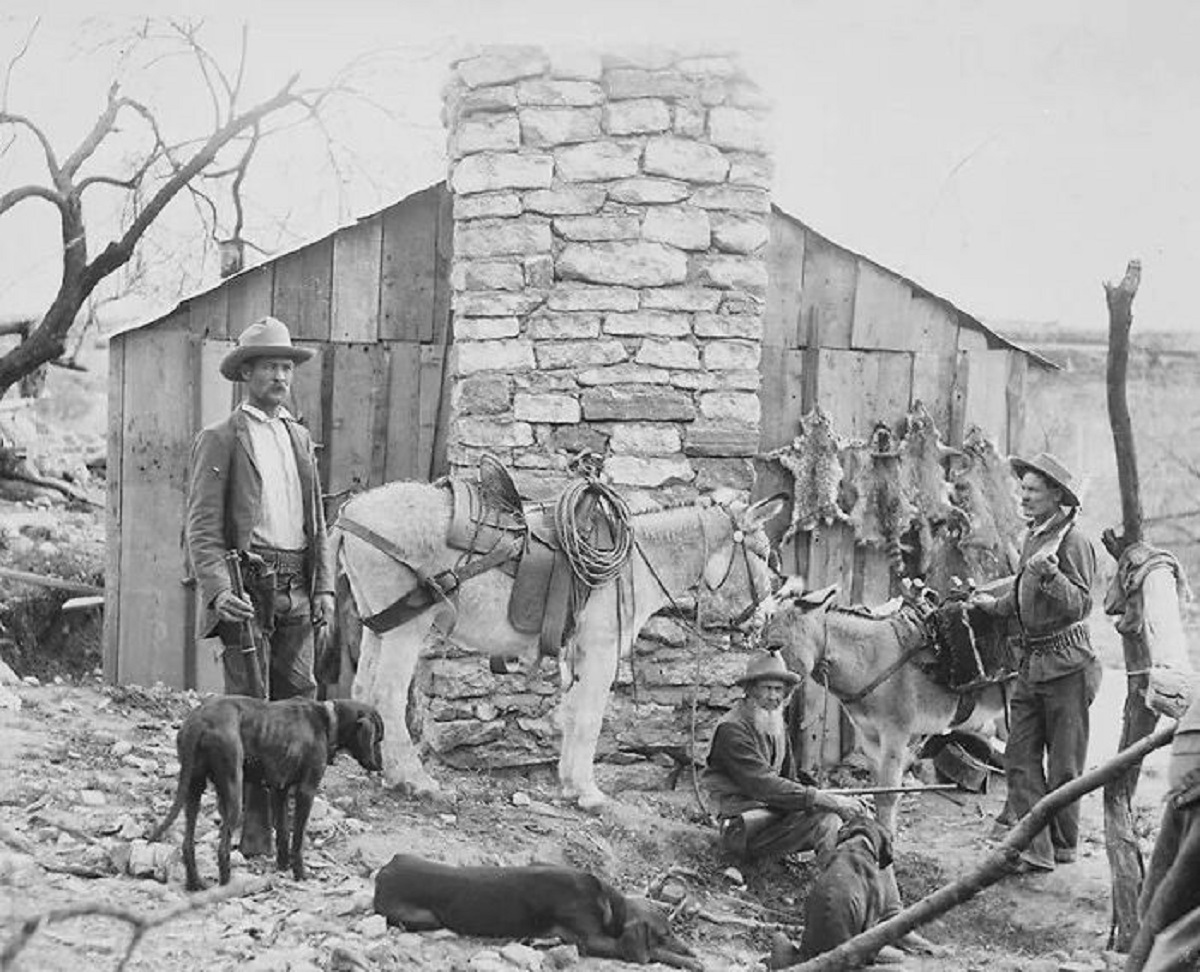 Trappers And Hunters In The Four Peaks Country In Brown’s Basin, Arizona