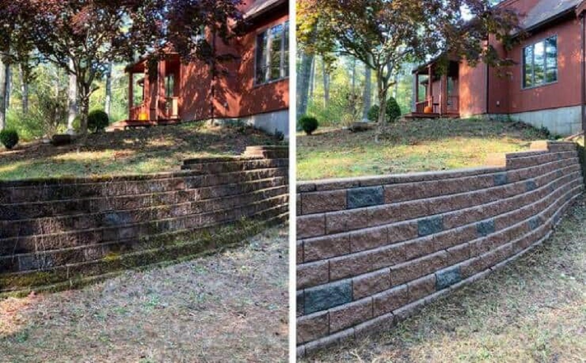 “I don’t think our retaining wall had been touched since it was built in 1983.”