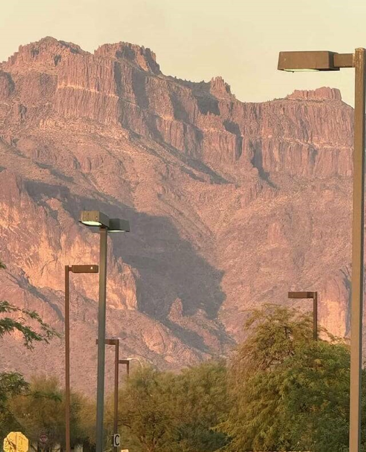 "For only a few days in September and March, the sun hits the superstition mountains just right to cast a cougar shaped shadow"