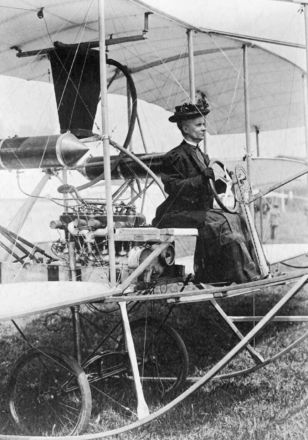 This is Emma Lilian Todd, the first woman to design an airplane: