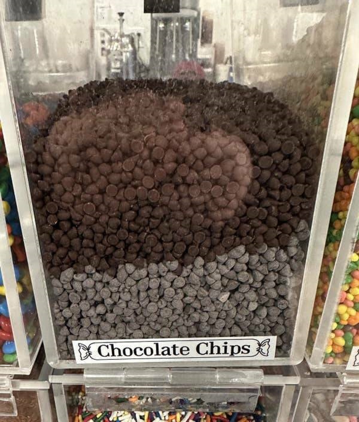 New vs. old chocolate chips: