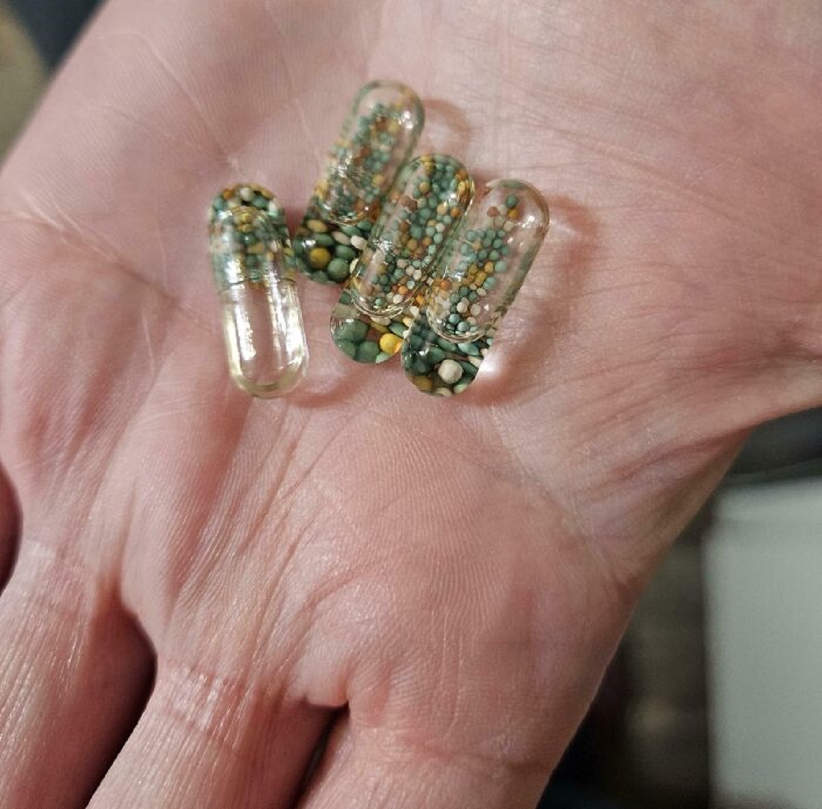 My Girlfriend's Vitamins Have Tiny Beads Inside Them