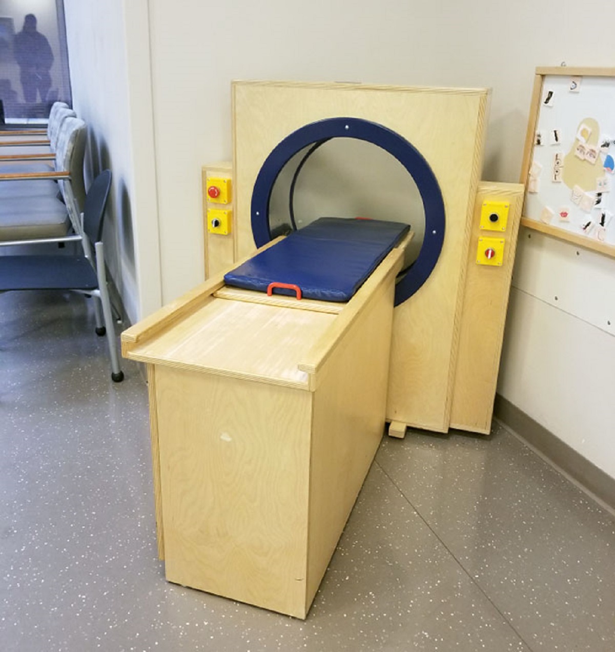 This Hospital Has An MRI Playset For The Kids. This Is Great For Helping Kids With Anxiety About MRIs Feel Better About Having Them Done