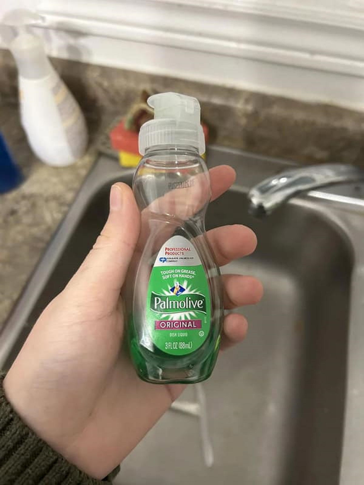 “What my roommate bought for her turn to replace the dishsoap”