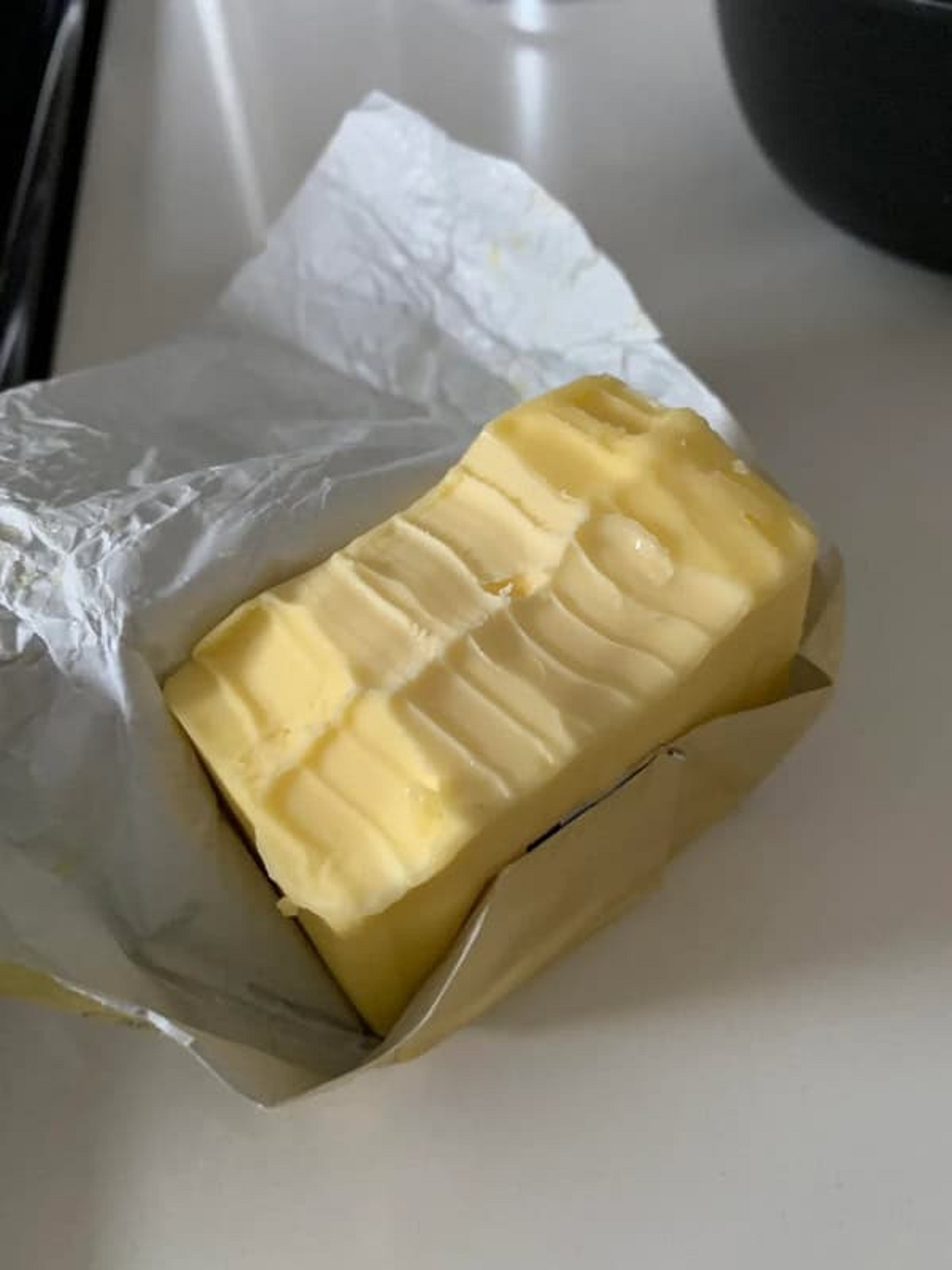 “My roommate bites her butter then drops it on the pan when she cooks”